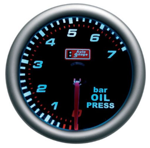 Bilde av Autogauge Oljetryksmanometer - Smoke
