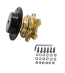 Bilde av Quick release til ratt sort 68 mm