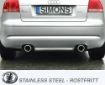 Bilde av Simons catback eksos Audi A3 8P/SEAT Altea/VW Golf 5/VW Golf 6 2x100 mm