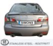 Bilde av Simons catback eksos Mazda 6 MPS 2.3 Turbo