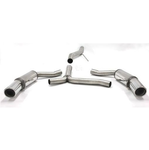 Bilde av Simons catback eksos Audi A4 B8/A5 B8 2.0 TDI 2x100 mm