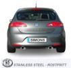 Bilde av Simons catback eksos SEAT Leon 1P 2.0 TFSI/TSI & Cupra/Cupra R 2x90/140 mm