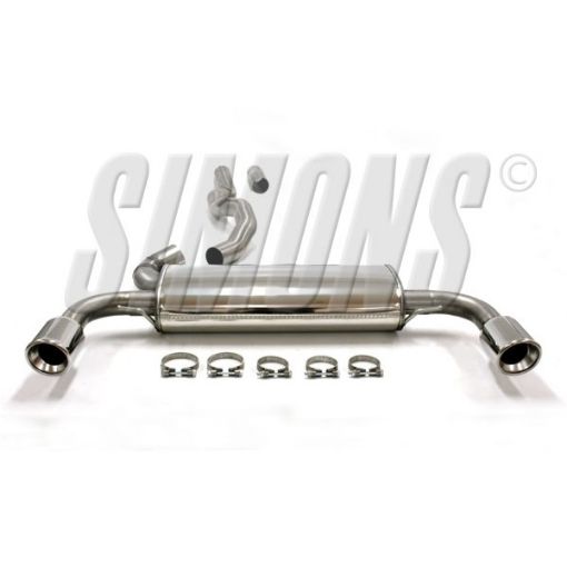 Bilde av Simons catback eksos BMW F34 GT 318d/320d 2x90 mm