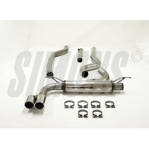 Bilde av Simons catback eksos BMW F34 GT 318d/320d 2x80 mm