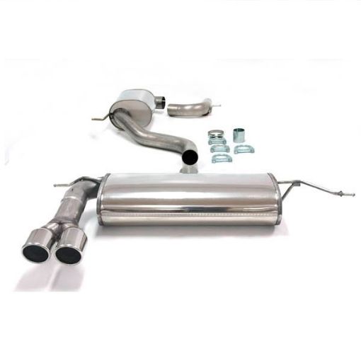 Bilde av Simons catback eksos Audi A3 8PA Sportback 1.4 TFSI/2.0 TFSI 2x80 mm