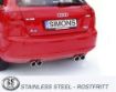 Bilde av Simons catback eksos Audi A3 8PA Sportback 1.4 TFSI/2.0 TFSI 4x80 mm