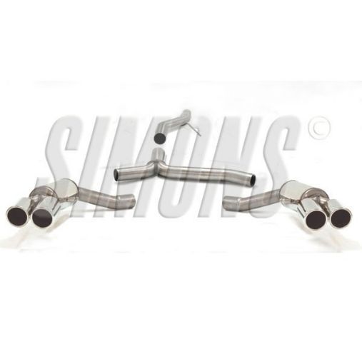 Bilde av Simons catback eksosanlegg Audi A4 B8/Audi A5 2.0 TDI