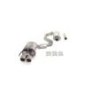 Bilde av Simons catback eksosanlegg Saab 9-3 1.8T/2.0T/Aero 58L 2x80 mm