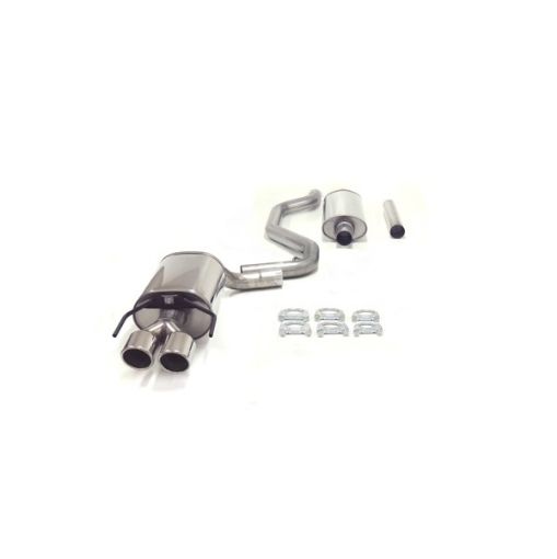 Bilde av Simons catback eksosanlegg Saab 9-3 1.8T/2.0T/Aero 58L 2x80 mm