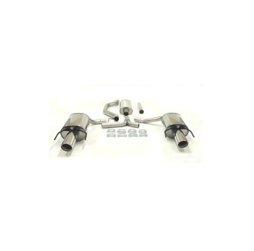 Bilde av Simons catback eksos Saab 9-3 1.8T/2.0T/2.8T/Aero 58L 2x100 mm