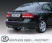 Bilde av Simons catback eksos Saab 9-3 1.8T/2.0T/2.8T/Aero 61L 2x100 mm