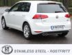 Bilde av Simons catback eksos VW Golf 7 1.2 TSI/1.4 TSI 2x80 mm