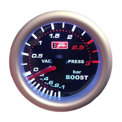 Bilde av Autogauge 3 bars Turbomanometer - Smoke