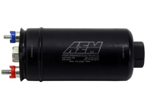 Bilde av AEM 380lph Inline High Flow Fuel Pump. 380lph @ 43psi