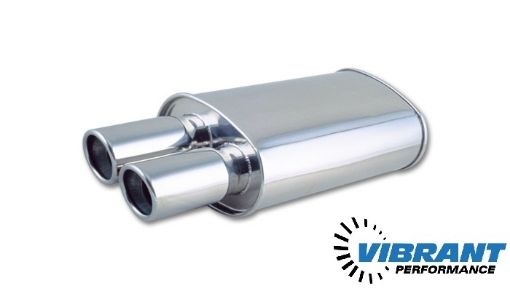 Bilde av 2.25" rolled edge lyddemper - Vibrant Performance 1024