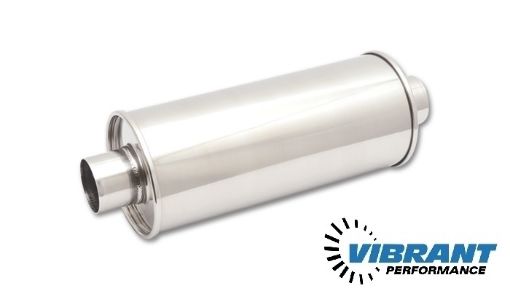 Bilde av 4" rund senter-senter lyddemper - Vibrant Performance 1139