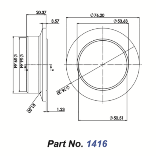 Bilde av Tial Turbines for Garrett GT/GTX 28/30/35 center cartridges