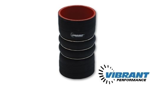 Bilde av 4.5" / 114.3mm Silikoneslange med pukkel - Lengde 152,4 mm. - 45PSI