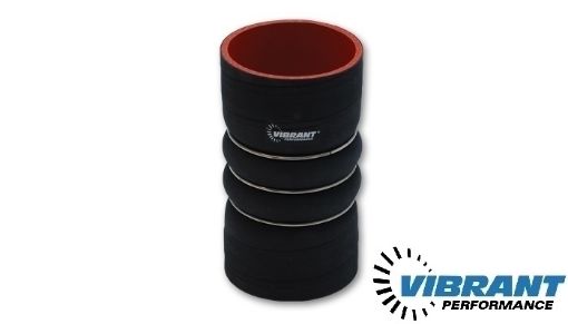 Bilde av 6" Silikoneslange med pukkel - Lengde 203,2 mm. - 25PSI