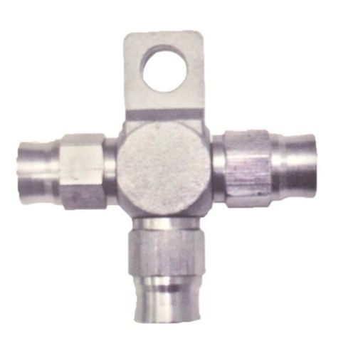 Bilde av T-stykke til PTFE AN-3 slanger m/ beslag