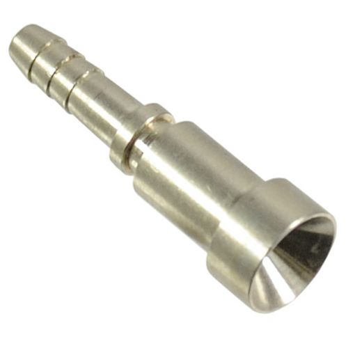 Bilde av Concave male crimped end - 24,3mm lang - AN4 PTFE slange