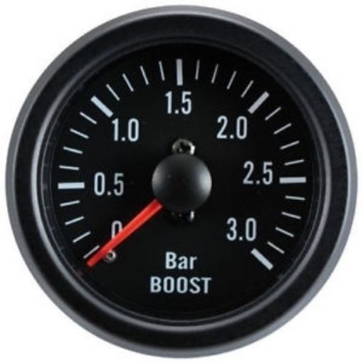 Bilde av Autogauge ladetrykksmåler - Svart - 3 bar