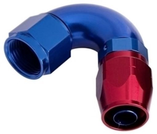 Bilde av 120gr, PTFE AN kobling - Rød/Blå - High Flow  