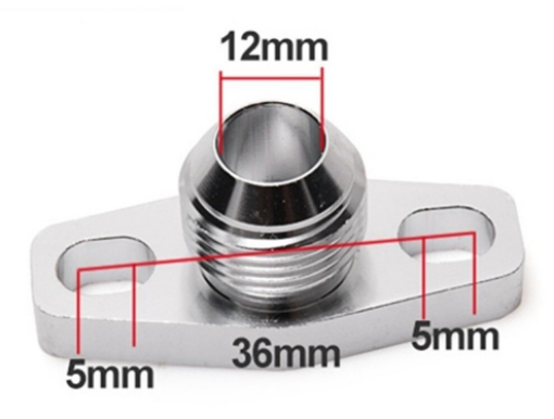 Bilde av Returflens AN10-tilkobling - 38-43mm.