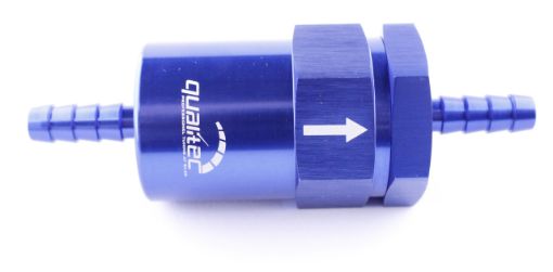 Bilde av Drivstoffilter - Slangetilkobling - Blå - 7.2mm.