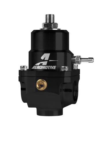 Bilde av Aeromotive X1 Series EFI drivstofftrykksregulator 2x AN8 ORB / 1x AN8 ORB svart
