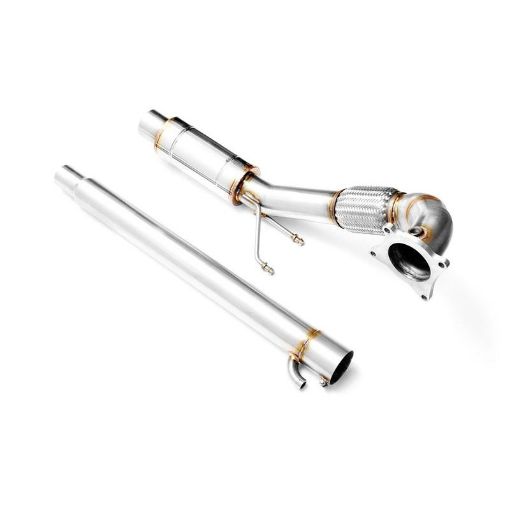 Bilde av Downpipe with silencer S3, Golf, Altea. Cupra, TT, Passat, A3 2.0 TSi/TFSi 
