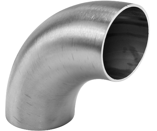 Bilde av 12 x 1.5mm. rustfri rørbøyning - 90 grader - 316L