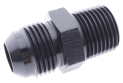 Bilde av AN Han - PT Han - Nippel Adapter - Svart Aluminium