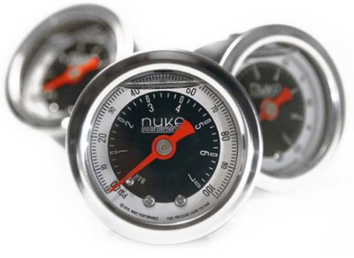 Bilde av Nuke Performance drivstofftrykkmåler 0-100 PSI/0-7 bar