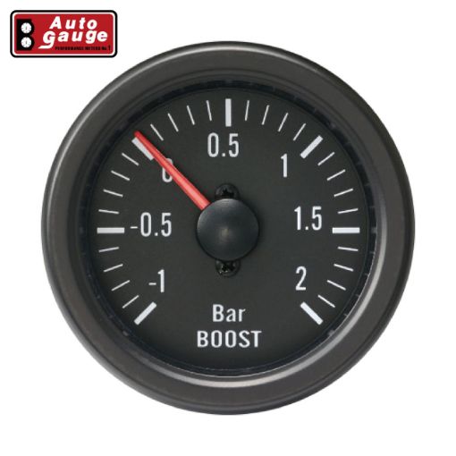Bilde av Autogauge ladetrykksmåler - Svart