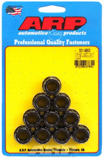 Bilde av ARP Nut Kit 1/2-20 11/16 Socket 12PT 10 Pack