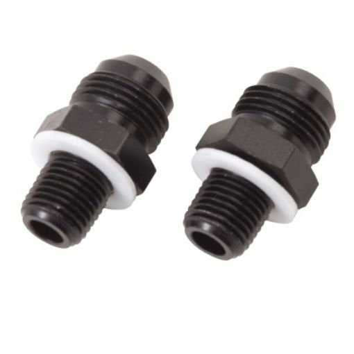 Bilde av AN6 Han - 1/4" NPSM Han - Nippel adapter - 2 per pack.