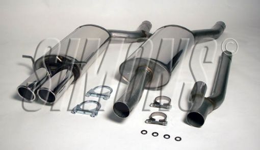 Bilde av Simons catback eksosanlegg Audi A4 B5 Quattro Sedan/Avant 2.4/2.5 TDI/2.6/2.8