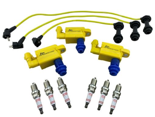 Bilde av IGNITION COIL PACKS WIRES SPARK PLUGS FOR SUPRA ARISTO SOARER IS300 VVTI 1JZ 2JZ