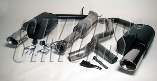 Bilde av Simons catback eksos Saab 9-5 Turbo/Aero 1998-2005 2x90/120 mm