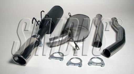 Bilde av Simons catback eksos Volvo 850/S70/V70/C70 Turbo 1x100mm