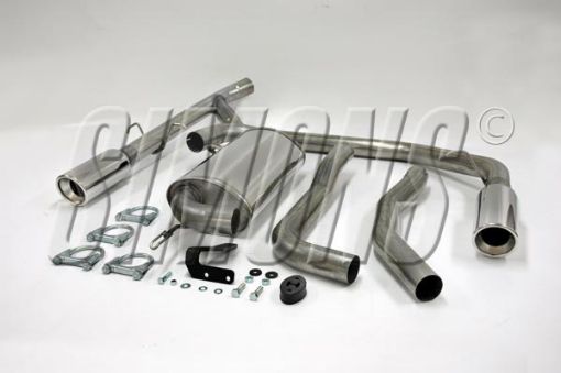 Bilde av Simons catback eksos Volvo 850/S70/V70/C70 Turbo 2x100mm
