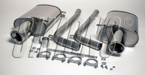 Bilde av Simons catback eksosanlegg Audi A4 B6 Quattro Sedan/Avant 1.8T