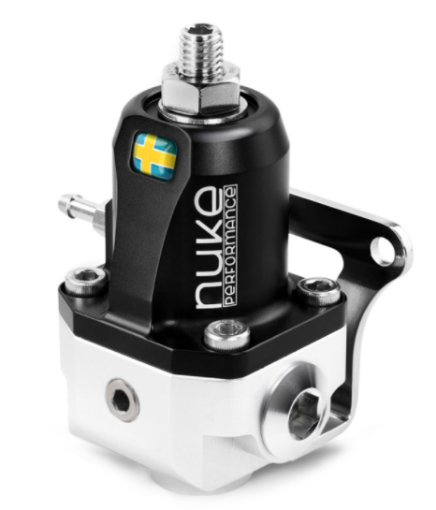 Bilde av Nuke Performance FPR100m EFI bensintrykkregulator 2x AN8 ORB / 1x AN8 ORB