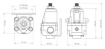 Bilde av Nuke Performance FPR100m EFI bensintrykkregulator 2x AN8 ORB / 1x AN8 ORB
