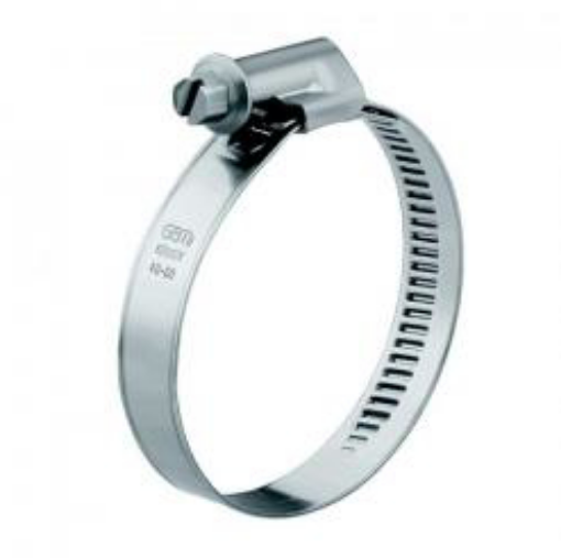 Bilde av Rustfri klemmer - AISI 304 30-45mm. - Bredde: 12mm.