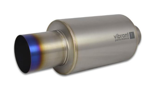 Bilde av Titanium Muffler 3.00” (76.2mm) - Blue Tip Finish