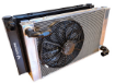 Bilde av Hurricane Water Cooler 800x450mm High flow AN20 Universal (Black)