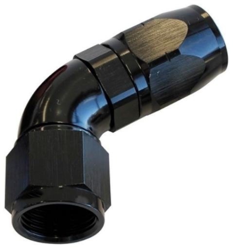 Bilde av 60gr. AN kobling - AN-12- Svart - High Flow