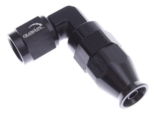Bilde av 90gr. PTFE AN kobling - Forge - AN-4 - Svart